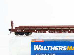 HO Scale Walthers Mainline 910-5116 GN Great Northern 53' GSC Flat Car #60224