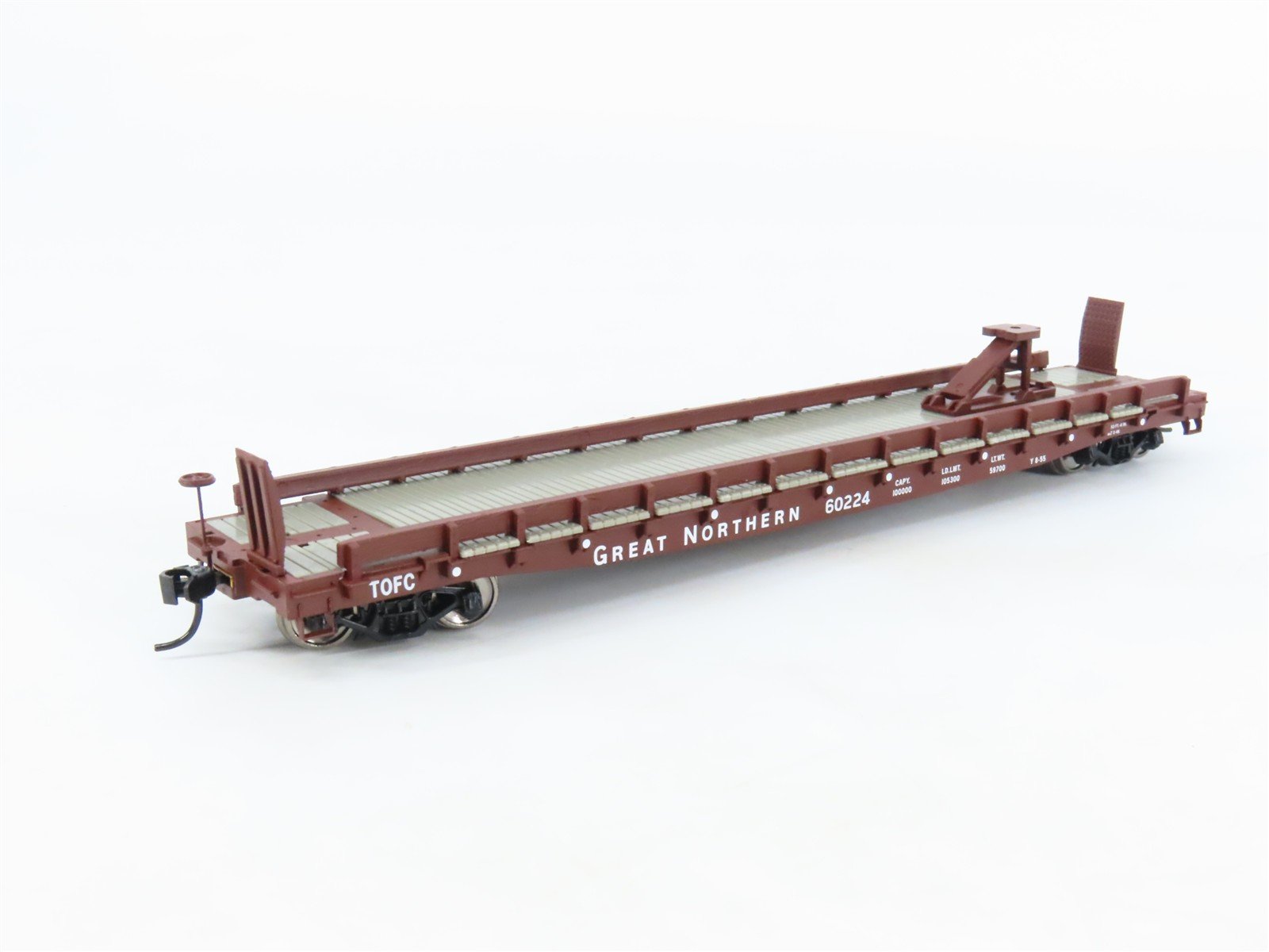 HO Scale Walthers Mainline 910-5116 GN Great Northern 53' GSC Flat Car #60224
