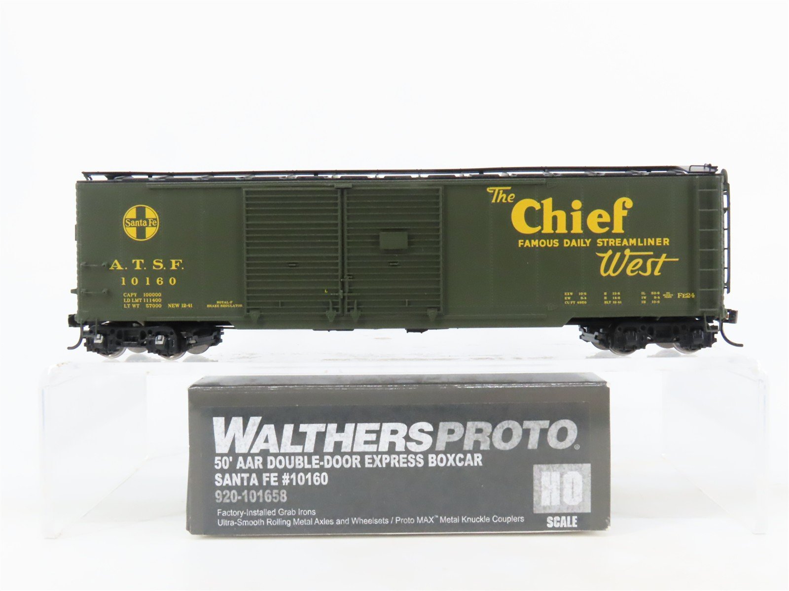 HO Scale Walthers Proto 920-101658 ATSF Santa Fe 