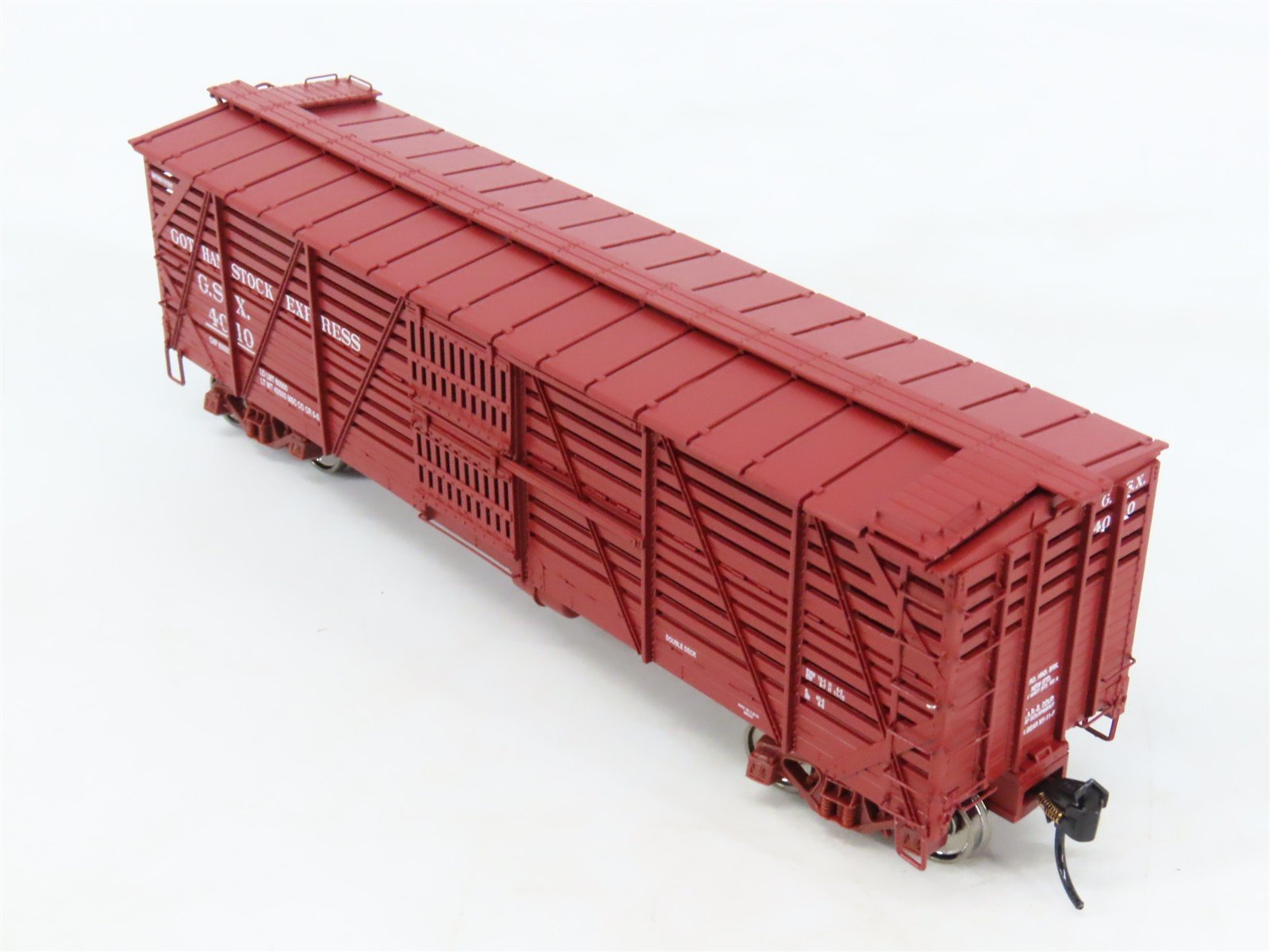 HO Scale Walthers Proto 920-108803 GSX Gotham Stock Express Stock Car #4010