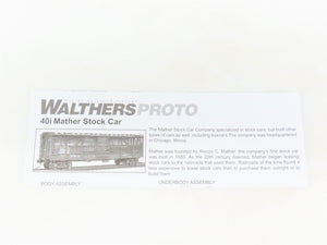 HO Scale Walthers Proto 920-108803 GSX Gotham Stock Express Stock Car #4010