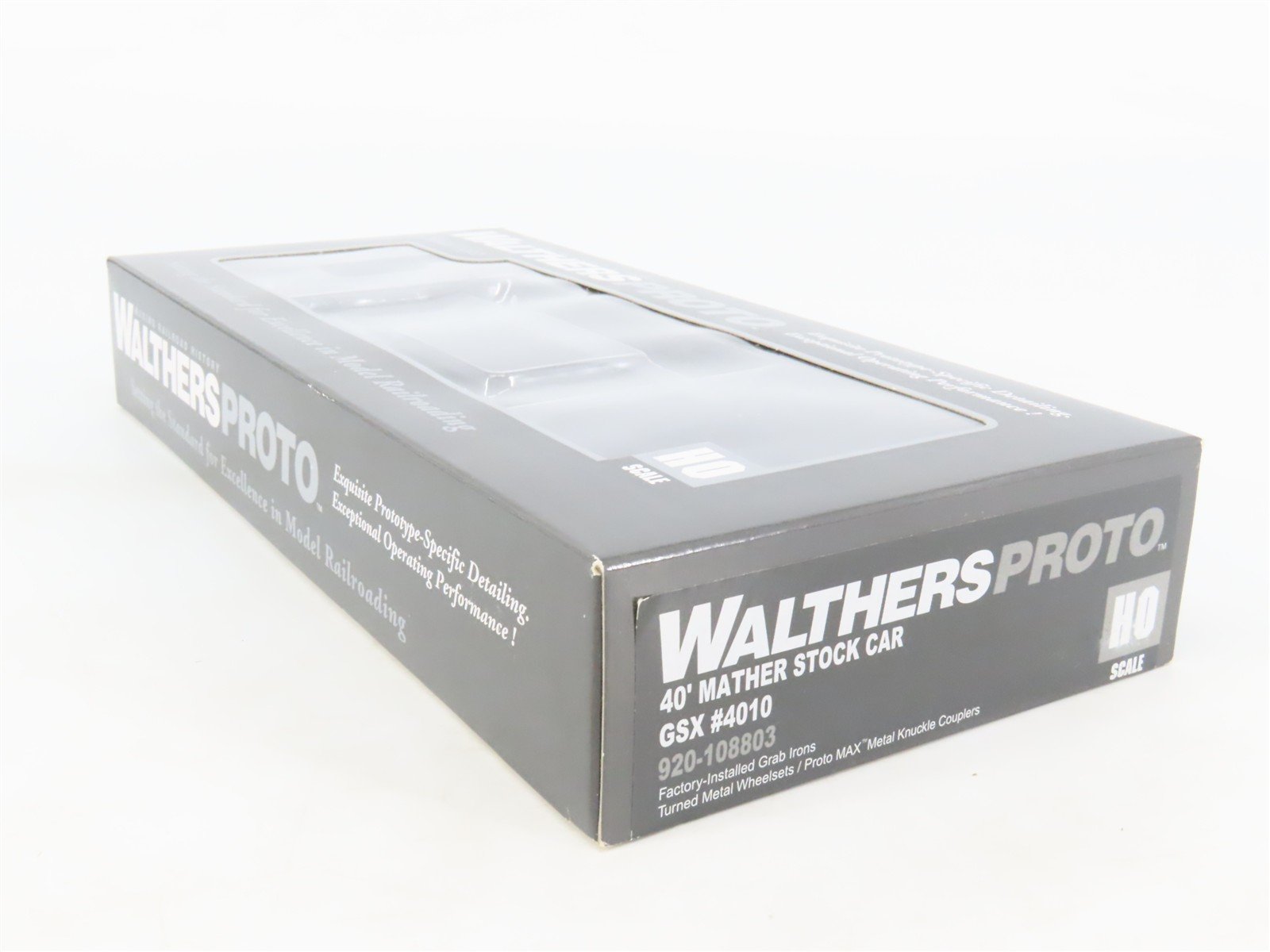 HO Scale Walthers Proto 920-108803 GSX Gotham Stock Express Stock Car #4010