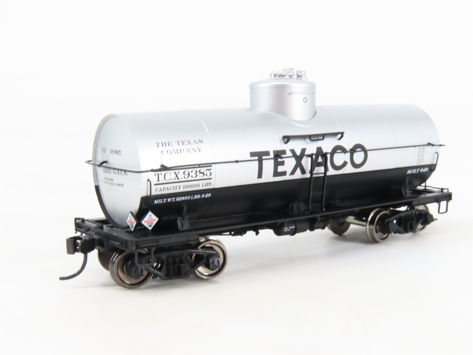 HO Scale Walthers Proto 920-100412 TCX Texaco Single Dome Tank Car #9385