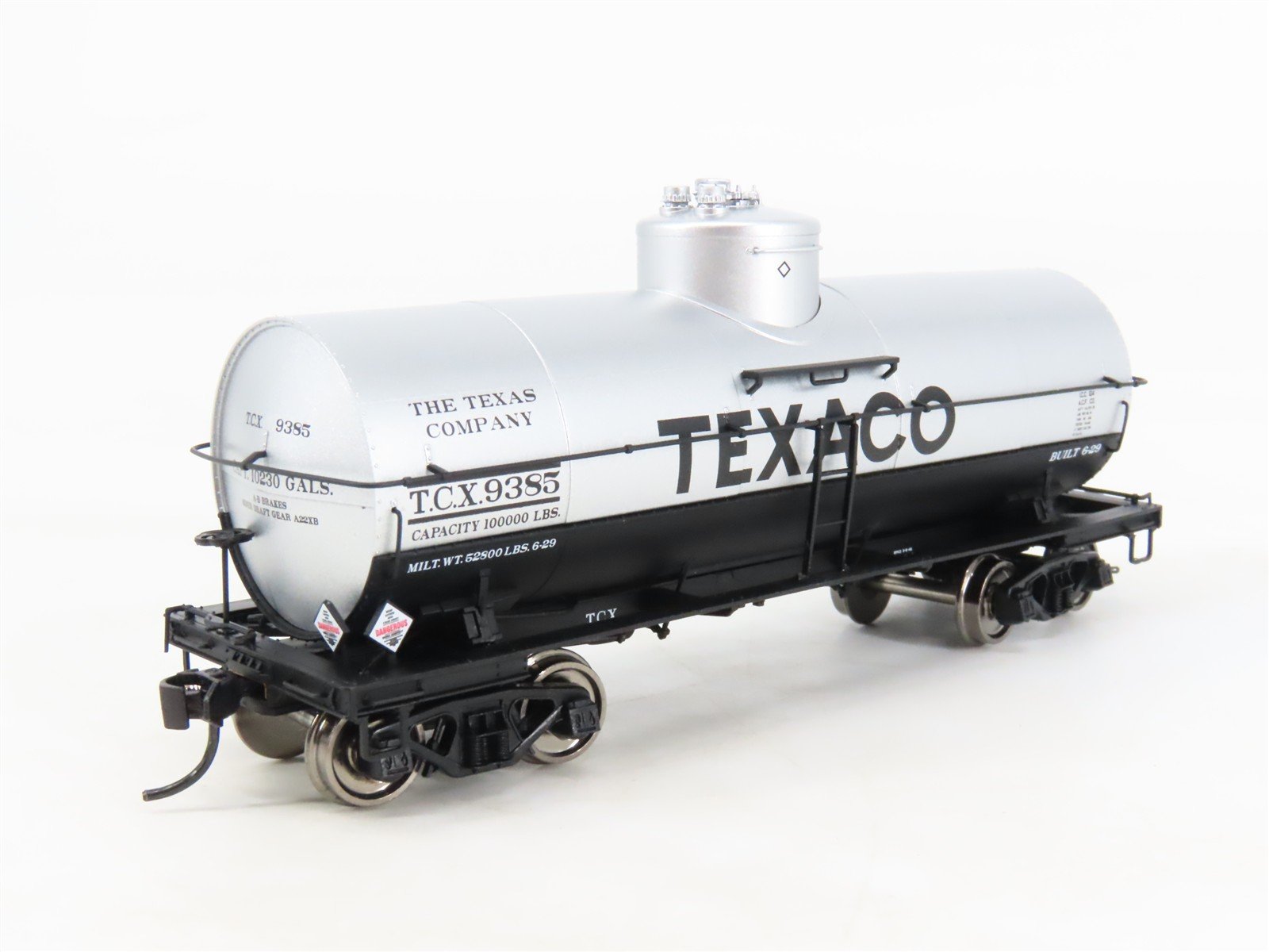 HO Scale Walthers Proto 920-100412 TCX Texaco Single Dome Tank Car #9385
