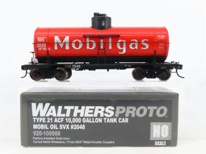 HO Scale Walthers Proto 920-100508 SVX Mobil Oil Single Dome Tank Car #2048
