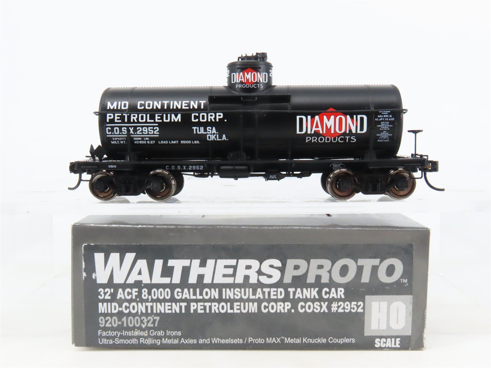 HO Walthers Proto 920-100327 COSX Mid-Continent Petroleum Single Dome Tank Car