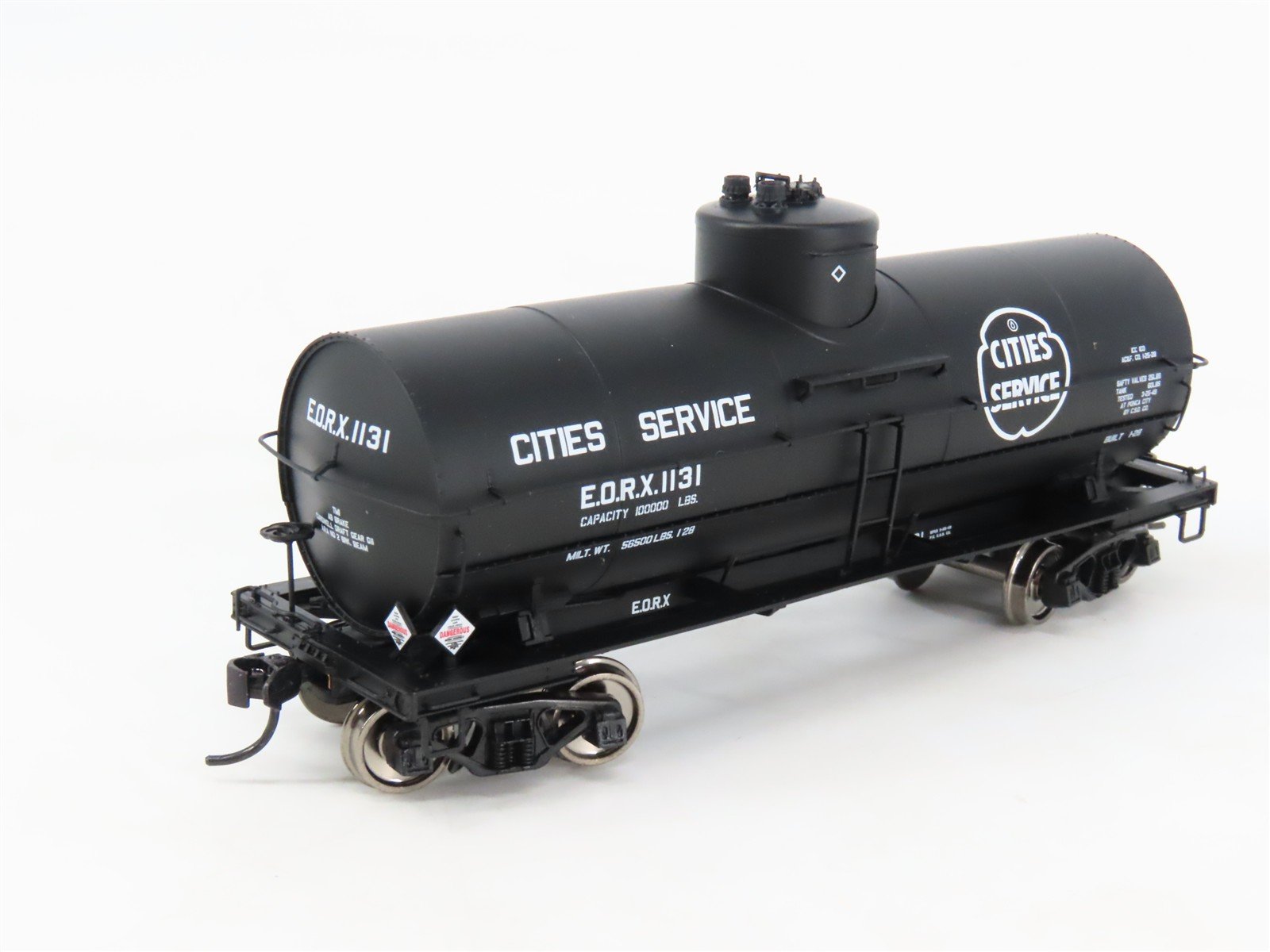 HO Scale Walthers Proto 920-100401 EORX Cities Service Single Dome Tank Car 1131