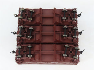HO Scale Walthers Platinum Line 932-342301 ATSF Santa Fe 2-Bay Open Hopper 3-Pk.