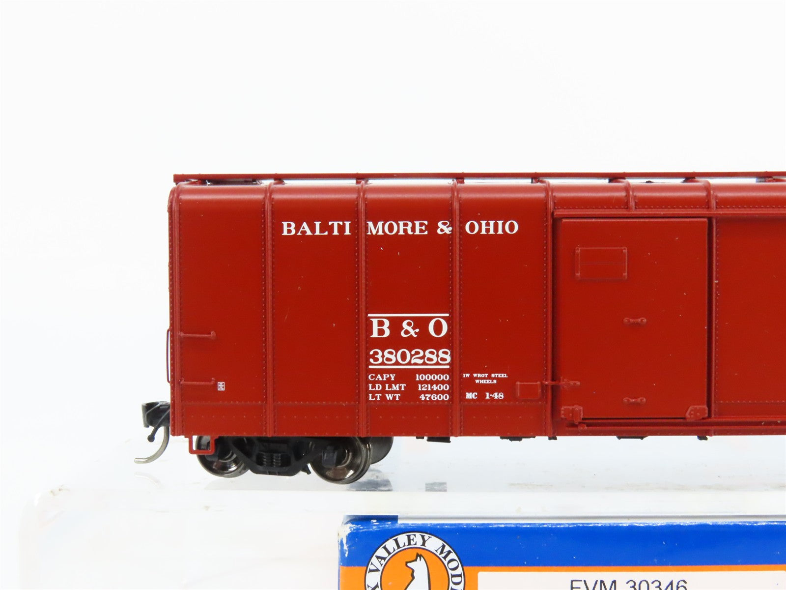 HO Scale Fox Valley Models FVM 30346 B&O Baltimore & Ohio Box Car #380288