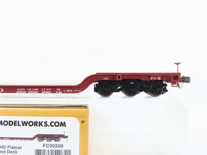 HO Scale Class One Model Works FC00200 ATSF Santa Fe Heavy Duty Flat Car #90000