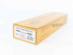 HO Scale Class One Model Works FC00200 ATSF Santa Fe Heavy Duty Flat Car #90000