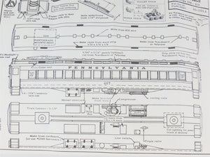 HO Walthers Kit 5525 Undecorated PRR MU Coach Electric Rail Car - UNPOWERED