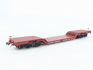 HO Scale Class One Model Works FC00200 ATSF Santa Fe Heavy Duty Flat Car#90000