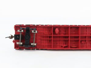 HO Scale Bachmann Silver Series 16701 ATSF Santa Fe Flat Car #89989 w/ Trailer