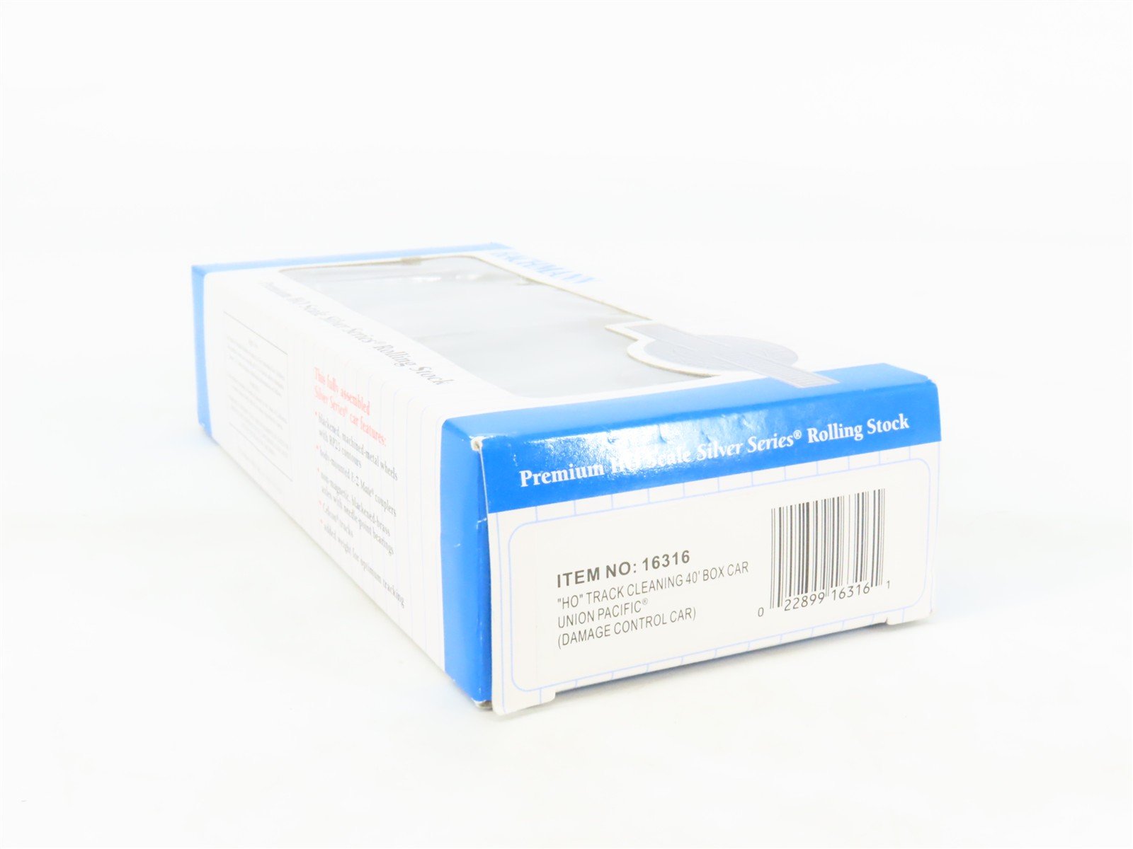 HO Bachmann Silver Series 16316 UP Track Cleaning Damage Control Box Car #195220