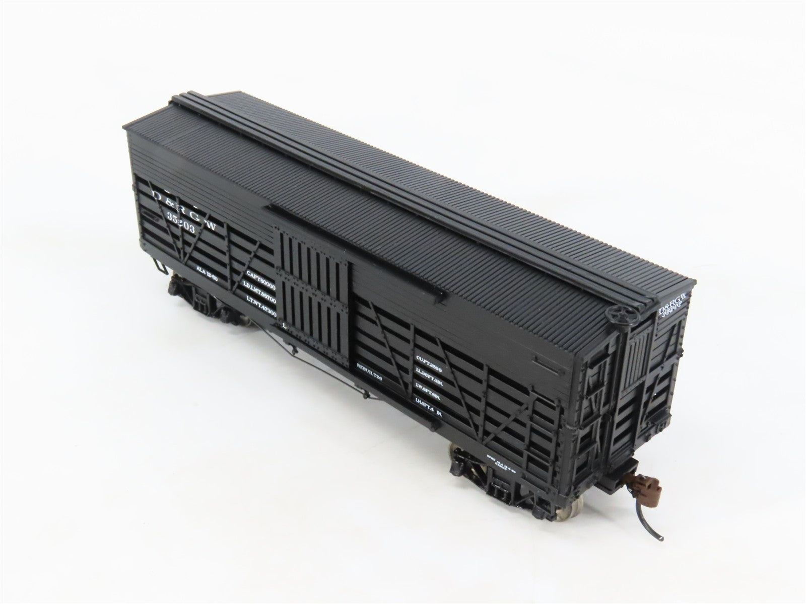 HO Scale Roundhouse RND84209 D&RGW Rio Grande 36' Stock Car #35203