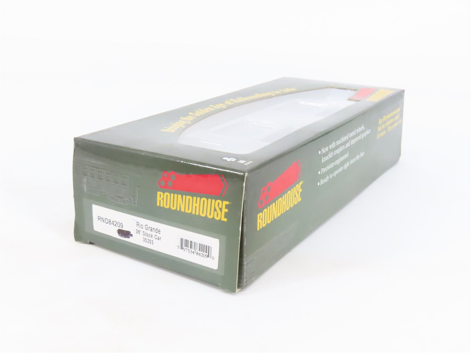 HO Scale Roundhouse RND84209 D&RGW Rio Grande 36' Stock Car #35203