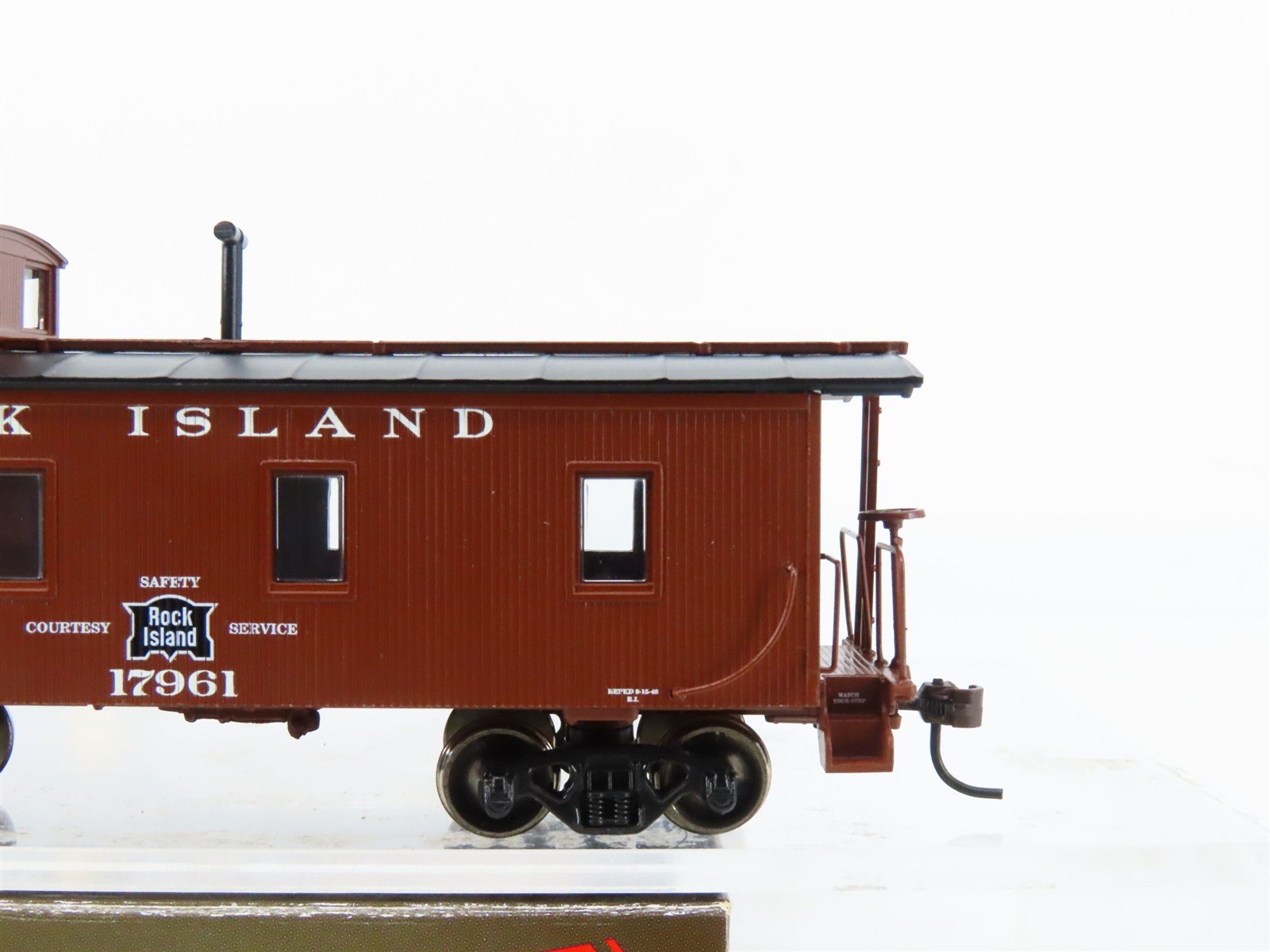 HO Scale Roundhouse 84271 RI Rock Island 3-Window Wood Caboose #17961