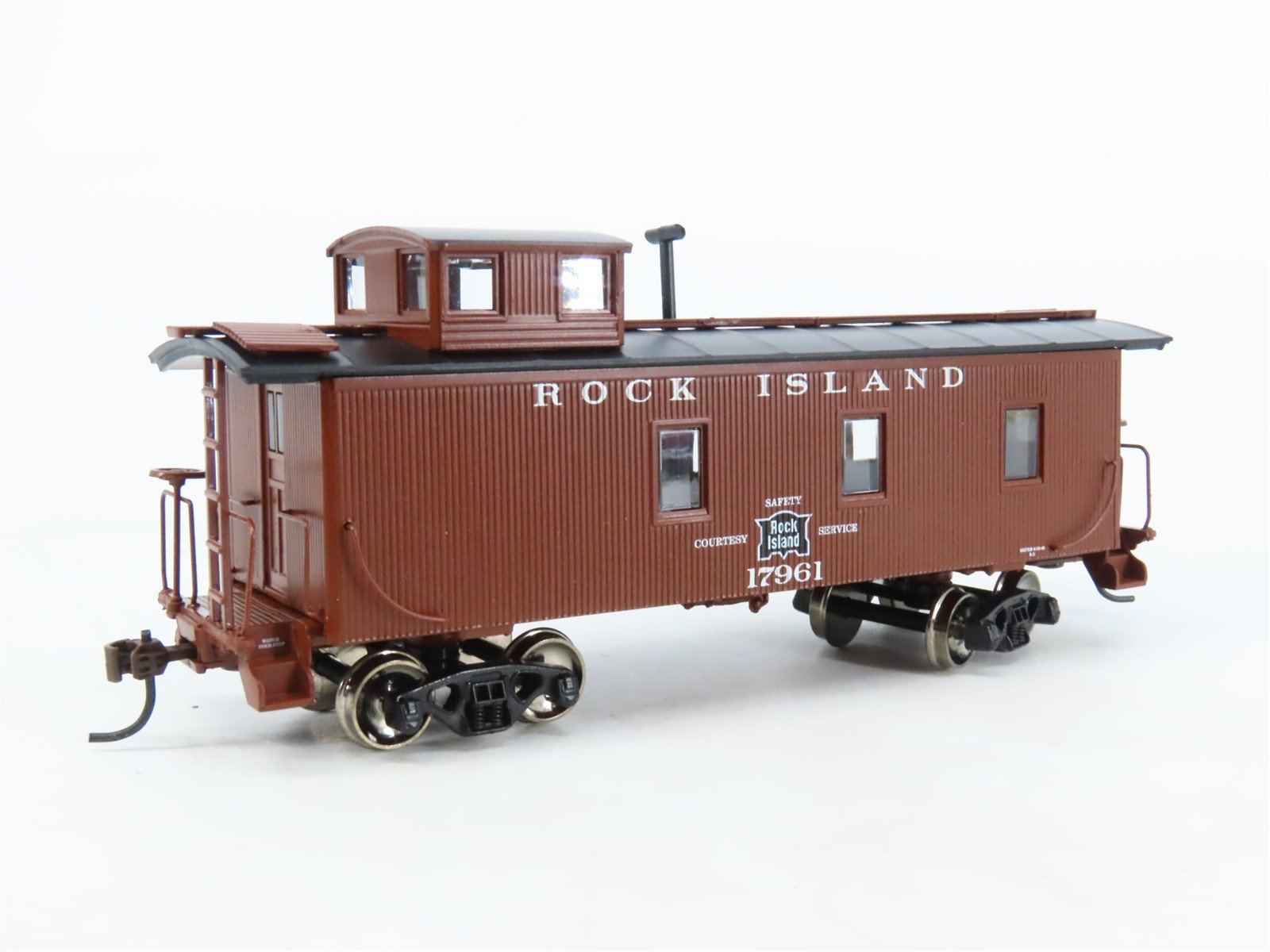 HO Scale Roundhouse 84271 RI Rock Island 3-Window Wood Caboose #17961