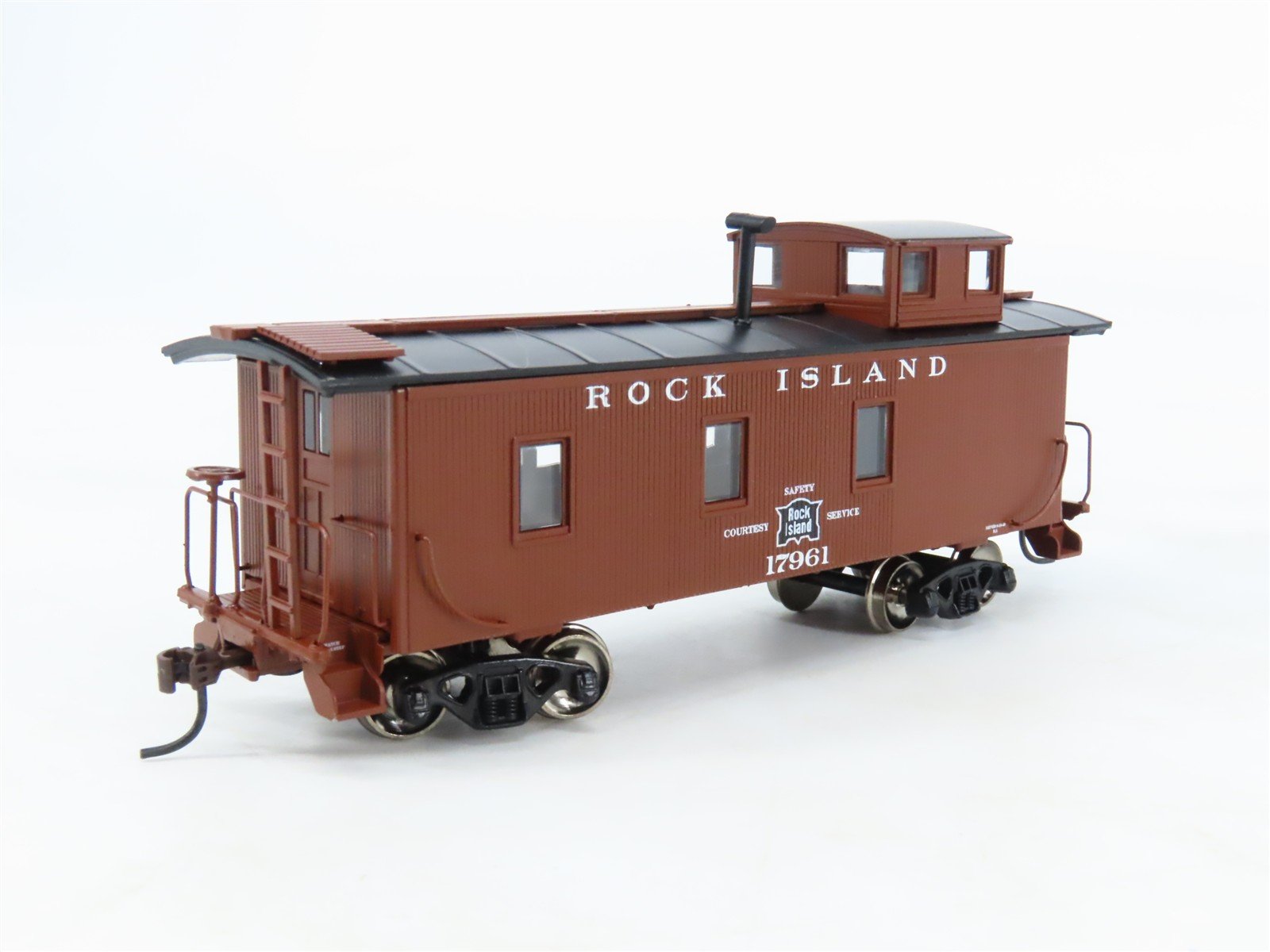 HO Scale Roundhouse 84271 RI Rock Island 3-Window Wood Caboose #17961