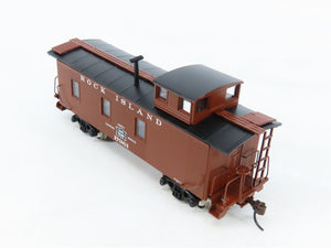 HO Scale Roundhouse 84271 RI Rock Island 3-Window Wood Caboose #17961