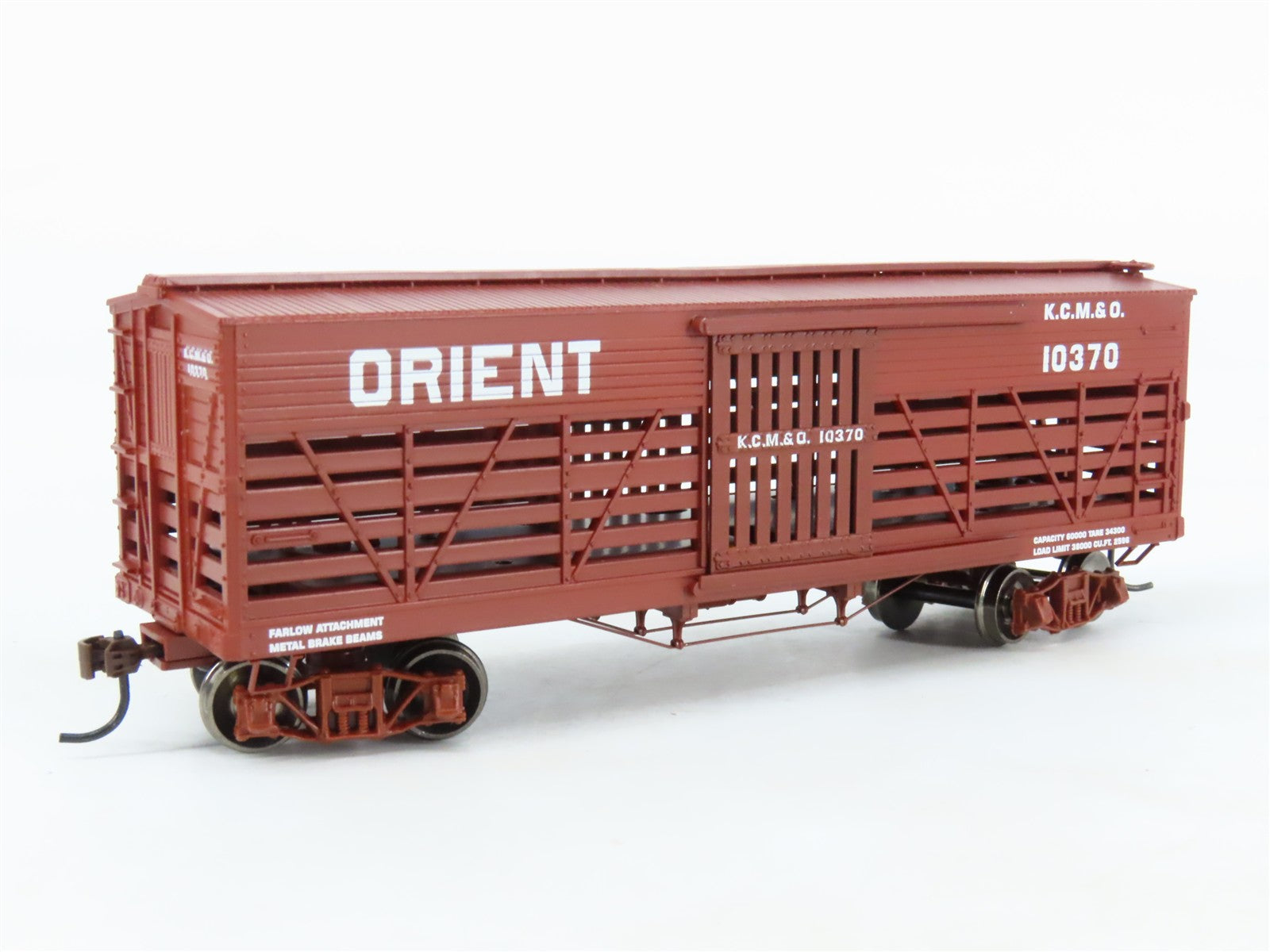 HO Roundhouse RND84211 KCM&O Kansas City Mexico & Orient 36' Stock Car #10370
