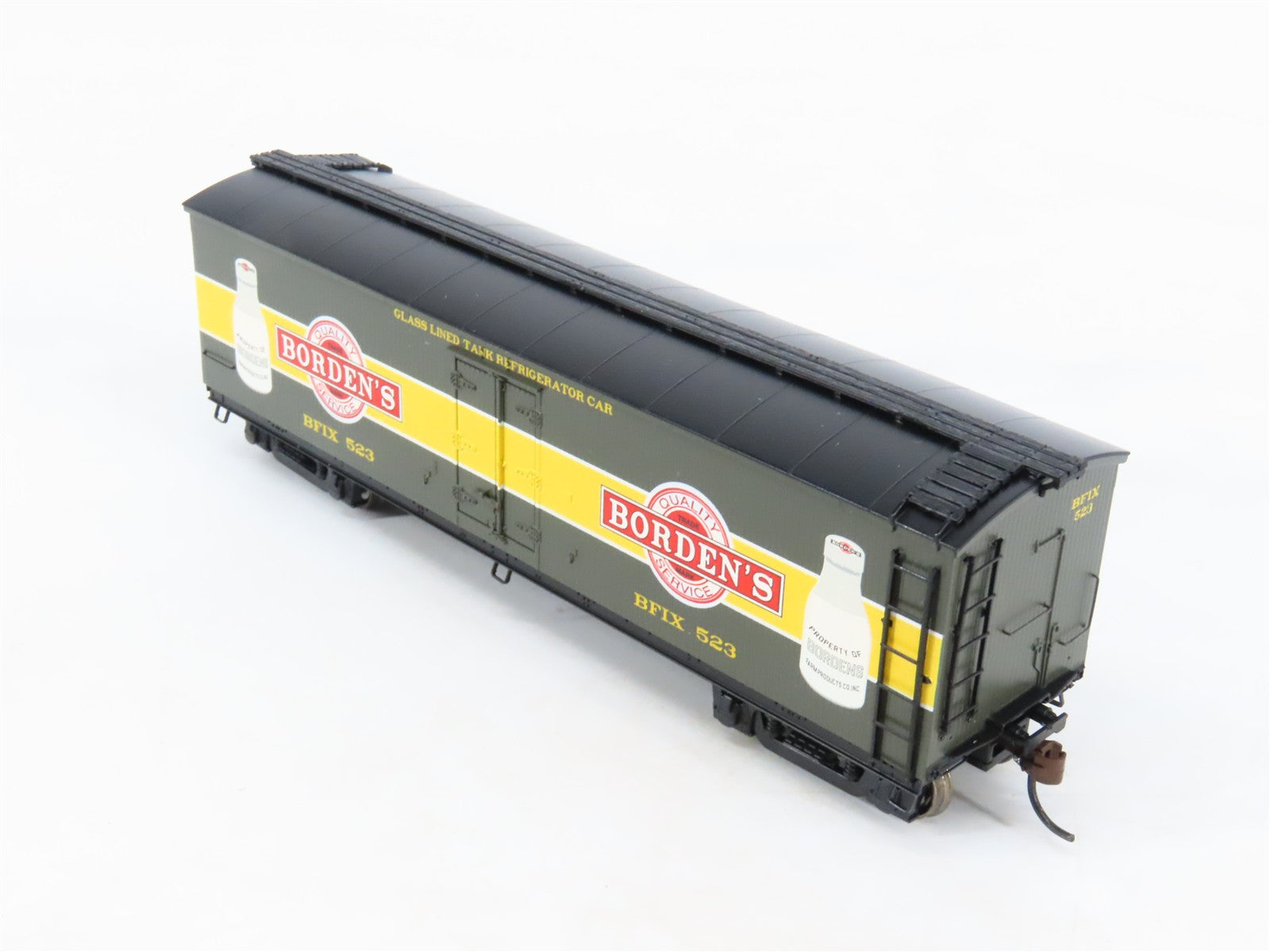 HO Scale Roundhouse 84556 BFIX Borden's Dairy 40' Wood Milk Refrigerator Car 523