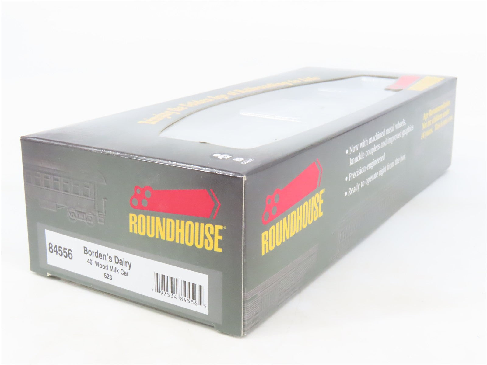 HO Scale Roundhouse 84556 BFIX Borden's Dairy 40' Wood Milk Refrigerator Car 523