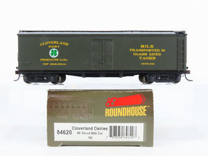 HO Scale Roundhouse 84620 CDPX Cloverland Dairy 40' Wood Milk Car #102