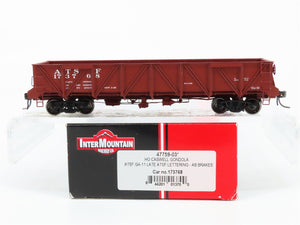 HO Scale Intermountain 47759-03 ATSF Santa Fe GA-11 Caswell Gondola #173768