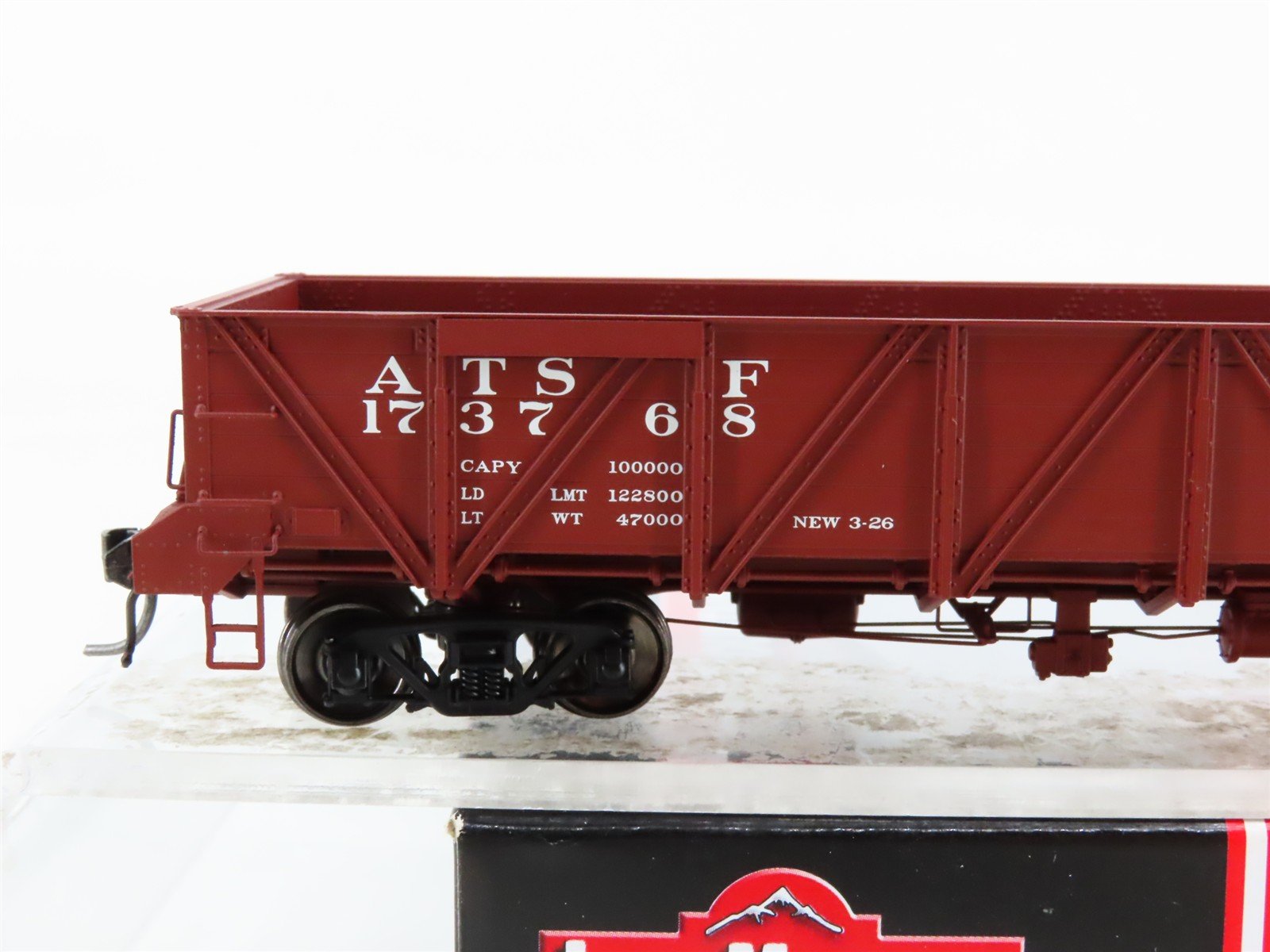 HO Scale Intermountain 47759-03 ATSF Santa Fe GA-11 Caswell Gondola #173768