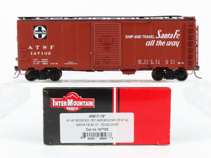 HO Scale Intermountain 45817-19 ATSF Santa Fe 1937 AAR 40' Boxcar #147102