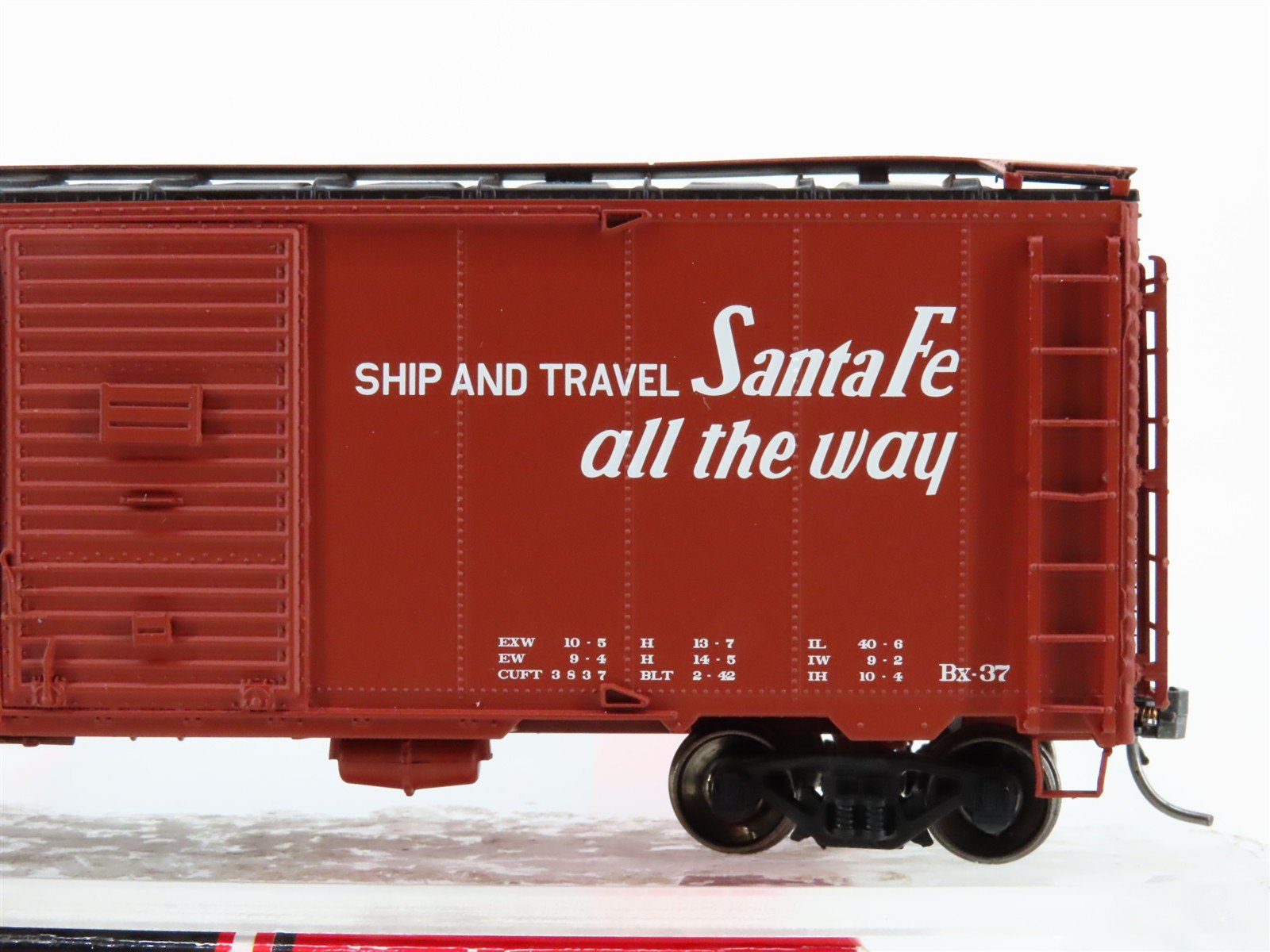 HO Scale Intermountain 45817-19 ATSF Santa Fe 1937 AAR 40' Boxcar #147102