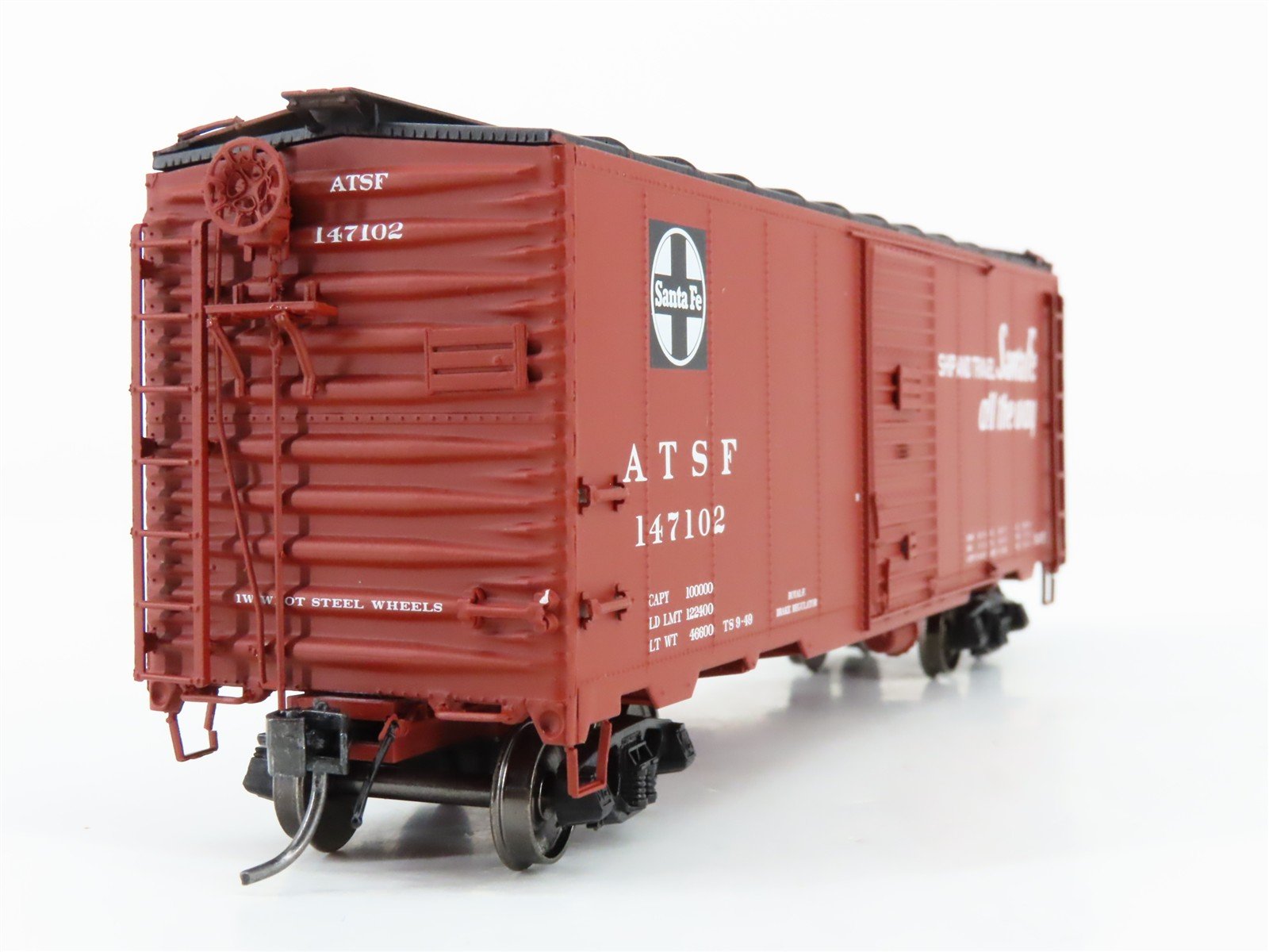 HO Scale Intermountain 45817-19 ATSF Santa Fe 1937 AAR 40' Boxcar #147102