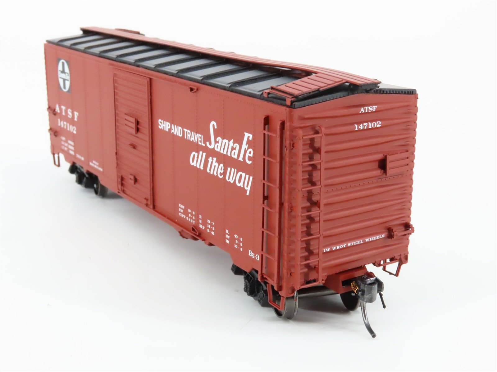 HO Scale Intermountain 45817-19 ATSF Santa Fe 1937 AAR 40' Boxcar #147102