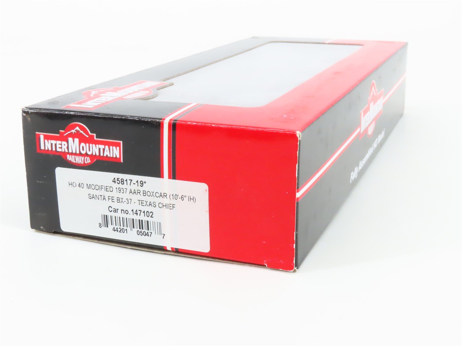 HO Scale Intermountain 45817-19 ATSF Santa Fe 1937 AAR 40' Boxcar #147102