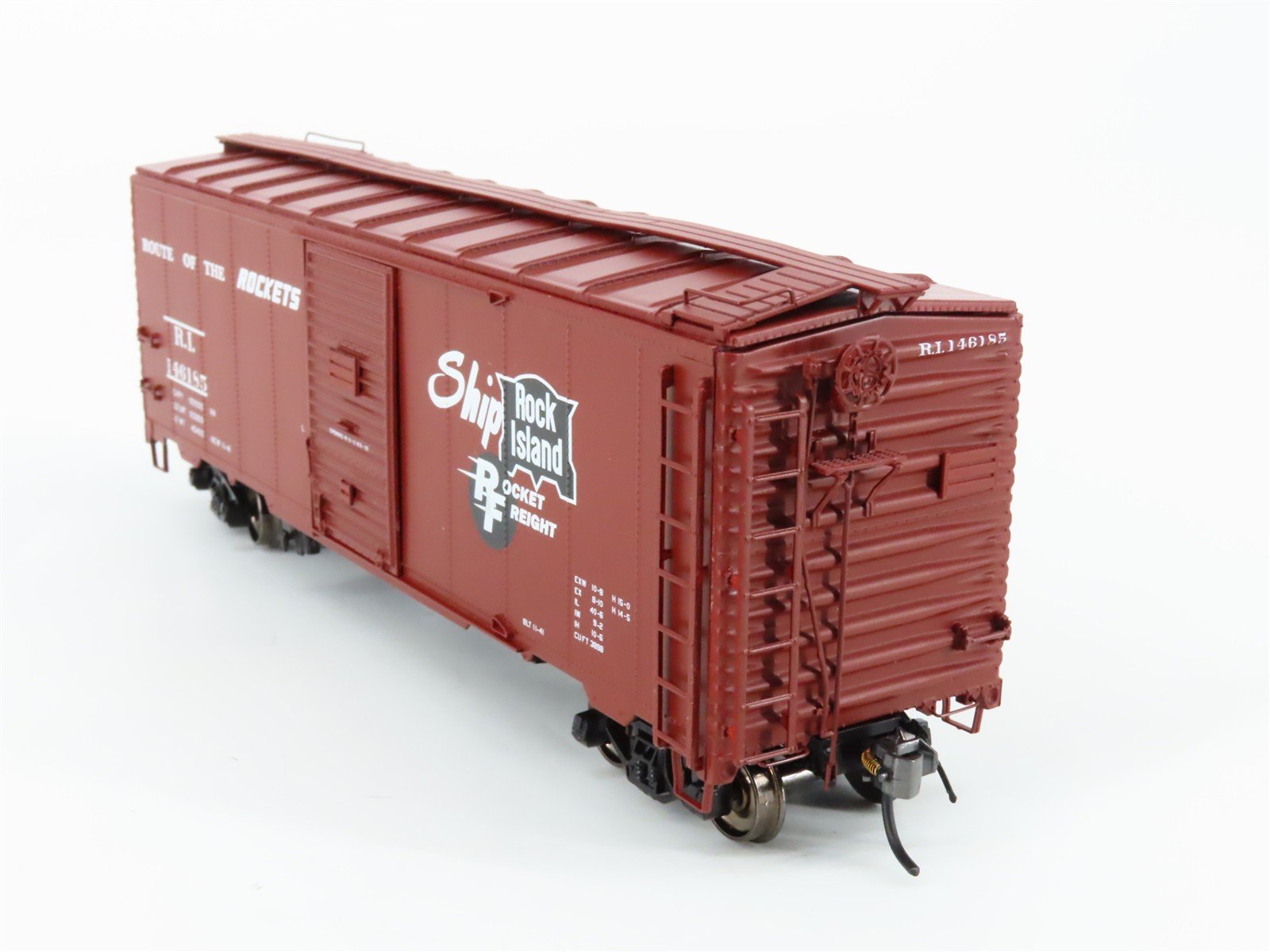 HO Scale Intermountain 45824-03 RI Rock Island AAR 40' Boxcar #146185