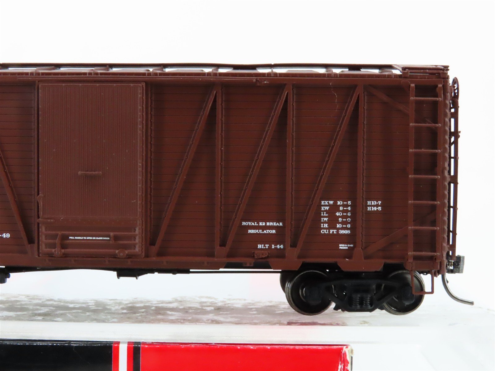 HO Scale Intermountain 46076-08 GM&O Gulf Mobile & Ohio 40' WWII Boxcar #51147