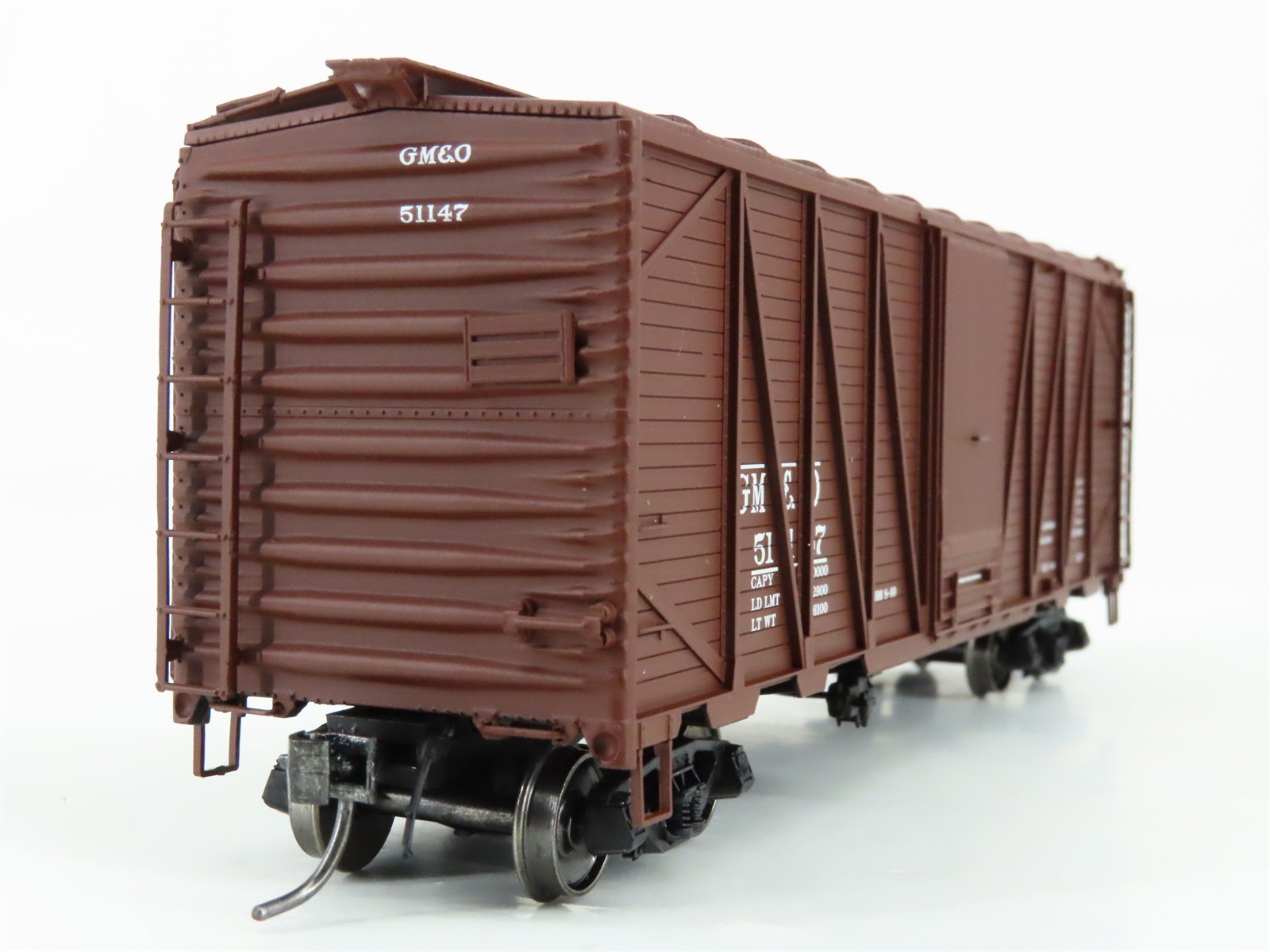 HO Scale Intermountain 46076-08 GM&O Gulf Mobile & Ohio 40' WWII Boxcar #51147