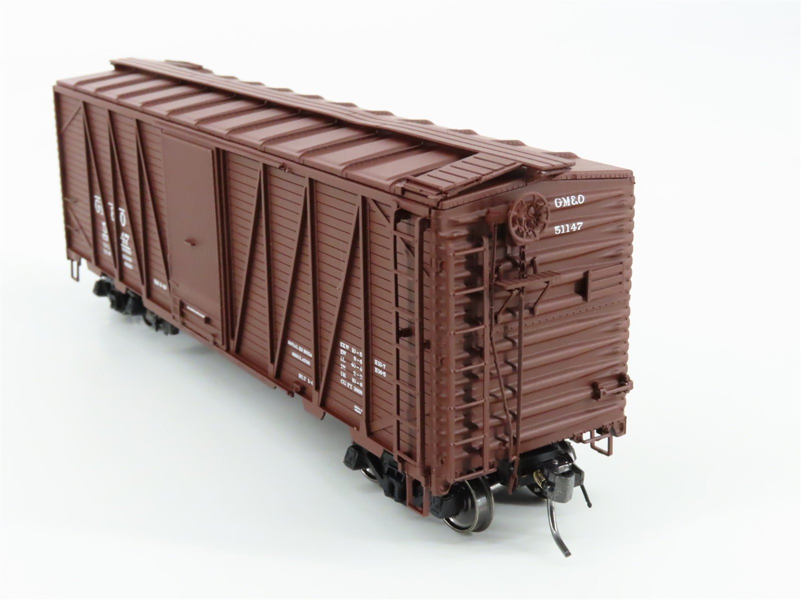 HO Scale Intermountain 46076-08 GM&O Gulf Mobile & Ohio 40' WWII Boxcar #51147