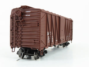 HO Scale Intermountain 46076-08 GM&O Gulf Mobile & Ohio 40' WWII Boxcar #51147
