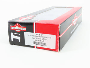 HO Scale Intermountain 46076-08 GM&O Gulf Mobile & Ohio 40' WWII Boxcar #51147