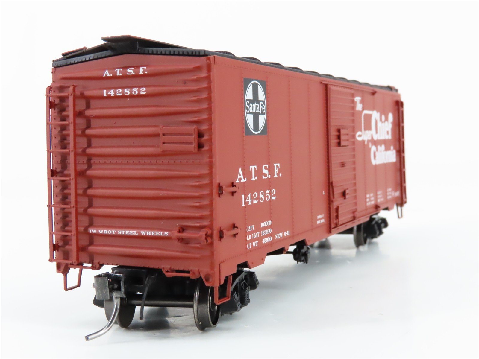 HO Scale Intermountain 45834-05 ATSF Santa Fe 40' 1937 AAR Boxcar #142852