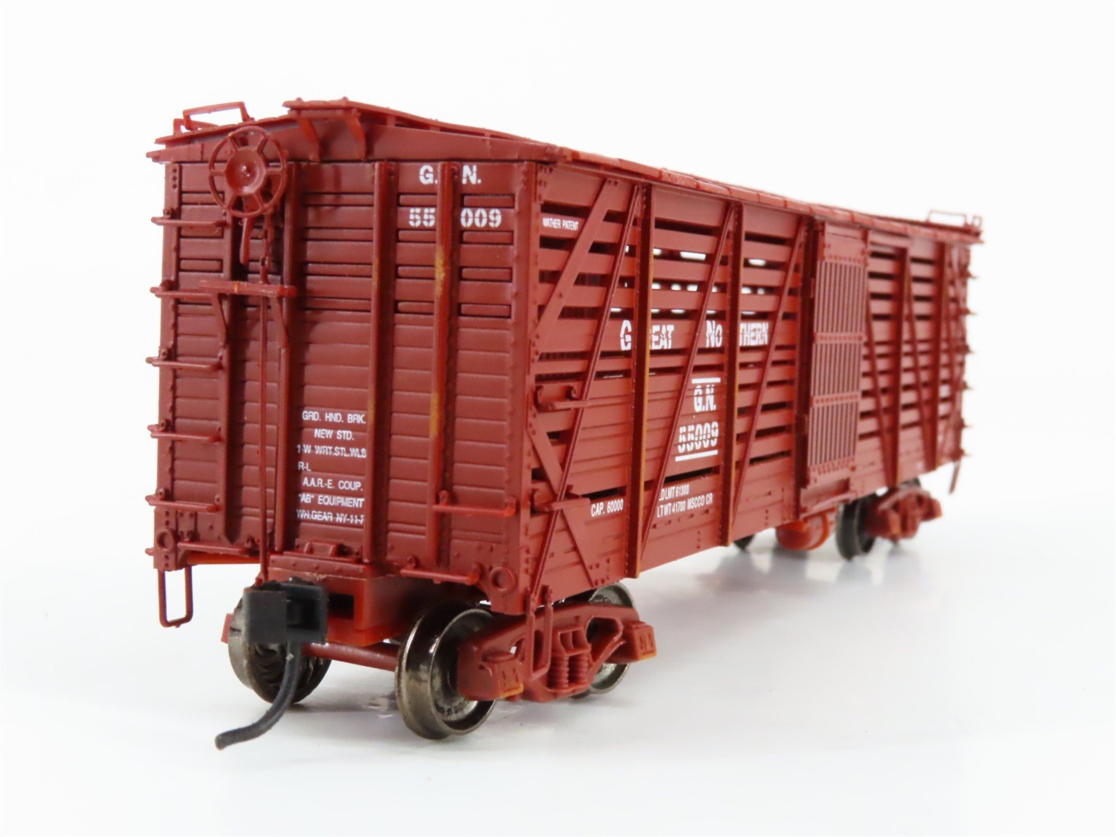 HO Scale Proto 2000 GN Great Northern 40' Single Deck Stock Car #55009