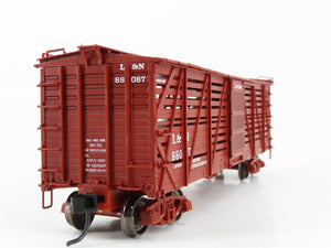 HO Scale Proto 2000 L&N Louisville & Nashville 40' Single Deck Stock Car #88087