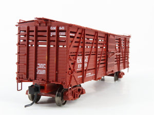 HO Scale Proto 2000 GM&O Gulf Mobile & Ohio 40' Double Deck Stock Car #109099