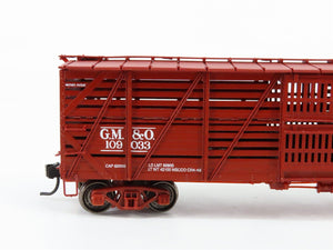 HO Scale Proto 2000 GM&O Gulf Mobile & Ohio 40' Double Deck Stock Car #109033
