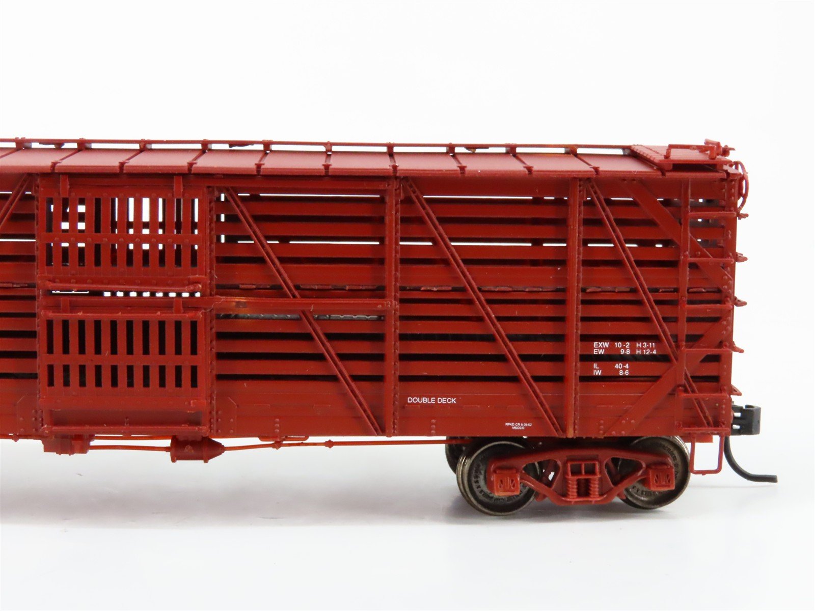 HO Scale Proto 2000 GM&O Gulf Mobile & Ohio 40' Double Deck Stock Car #109033