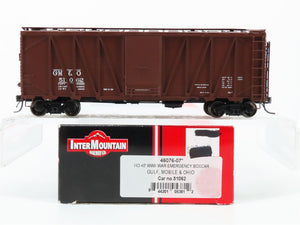 HO Scale Intermountain 46076-07 GM&O Gulf Mobile & Ohio 40' Boxcar #51062