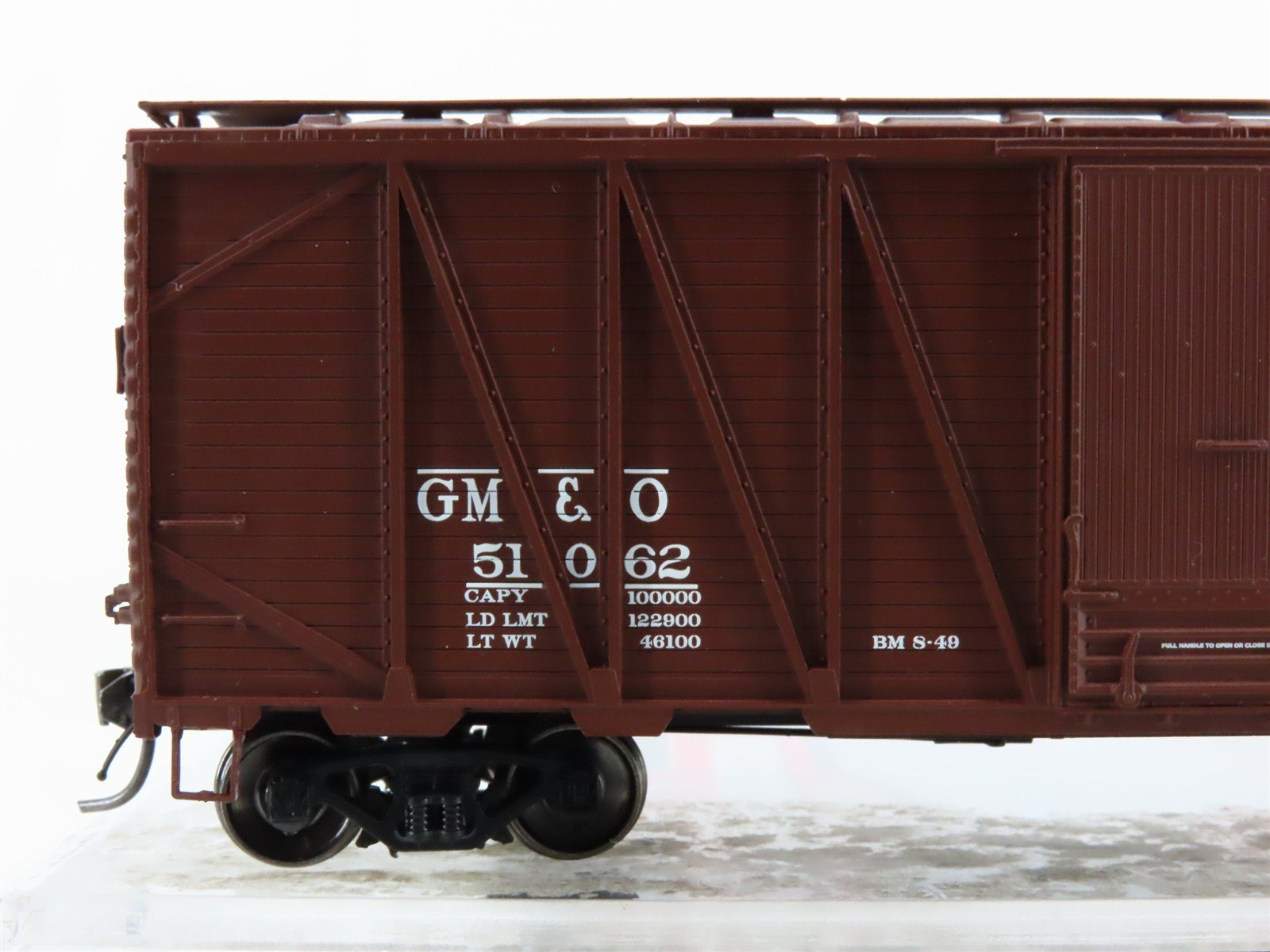 HO Scale Intermountain 46076-07 GM&O Gulf Mobile & Ohio 40' Boxcar #51062